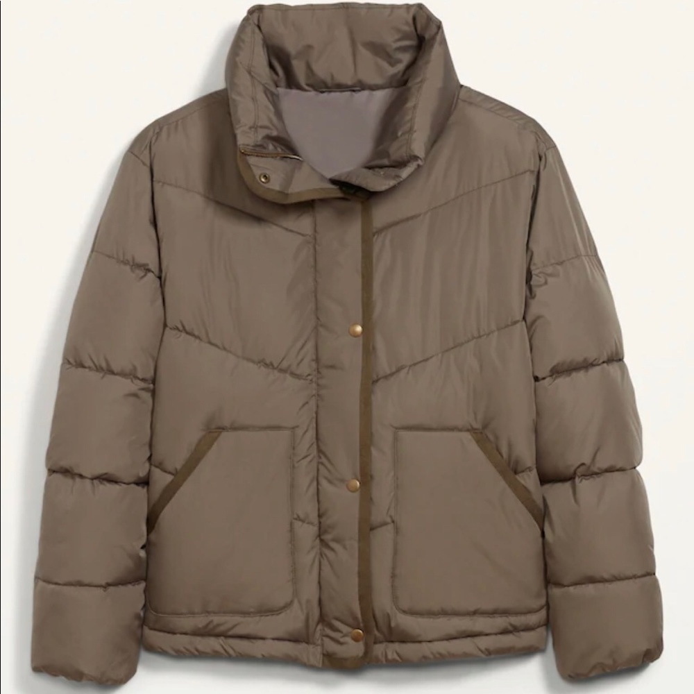 Women’s XL Old Navy quilted utility puffer jacket